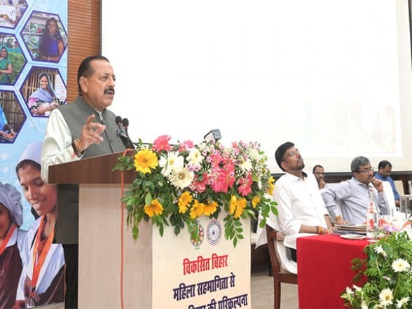 Business News | Women-led Development Key to Viksit Bharat, Says Union Minister Jitendra Singh, Highlights 76,000 Women-led Startups