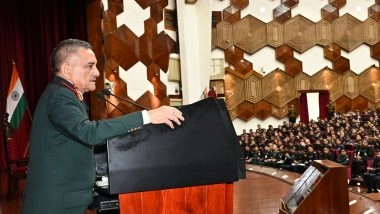 India News | Tamil Nadu: CDS General Anil Chauhan Visits Defence Services Staff College in Wellington