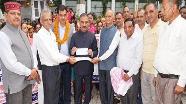 India News | Himachal CM Meets Kamdhenu Hitkari Soceity Delegation, Highlights Initiatives to Boost Rural Economy