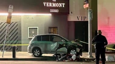 World News | 30 Reported Injured After Car Rams into Crowd Outside Los Angeles Nightclub