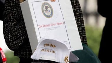 World News | Trump Admin Requests Release of Grand Jury Records Sans Justice Department Files in Epstein Case