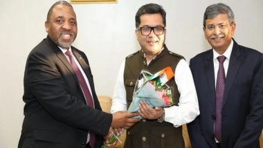 World News | MoS Margherita Lands in Lesotho, Aims to Strengthen Bilateral Ties