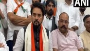 India News | Opposition Looks for Excuses to Avoid Discussion: BJP MP Anurag Thakur Hits out at INDIA Bloc