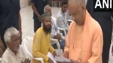 India News | UP CM Yogi Listens to Public Grievances at Janata Darshan, Assures Swift Action