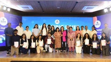 Business News | Future Leaders Chosen: Deakin University Awards Prestigious Vice Chancellor's Meritorious 100% Scholarships Worth INR 60 Million to 10 Indian Students