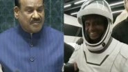 India News | Lok Sabha Speaker Om Birla Extends Heartfelt Congratulations to Shubhanshu Shukla for Successful Journey to ISS