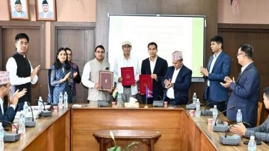 World News | India, Nepal Sign MoUs for Five High-impact Development Projects in Education, Health Sectors