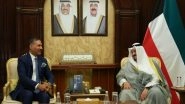 World News | Indian Ambassador Meets Kuwaiti PM, Reaffirms Commitment to Strengthening Strategic Partnership