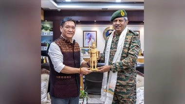 India News | Arunachal CM Convenes Meeting with Lt Gen Raghu Srinivasan, Assessing Progress of Infrastructure Initiatives