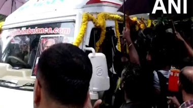 India News | Mortal Remains of Former Kerala CM VS Achuthanandan Taken to Durbar Hall for Public Homage