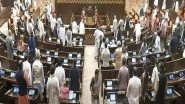 India News | Parliament Monsoon Session: Rajya Sabha Adjourned Till 2 Pm Amid Sloganeering by Opposition