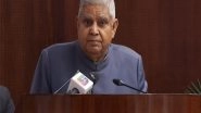 India News | President Accepts Resignation of VP Jagdeep Dhankar: RS Chair Informs House