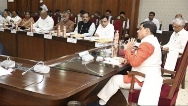 India News | MP: CM Mohan Yadav Chairs Cabinet Meeting, Approval Granted to Several Key Decisions