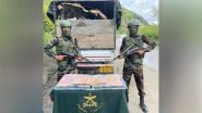 India News | Assam Rifles Seize Heroin Worth Rs 9.75 Crore Near Indo-Myanmar Border in Mizoram