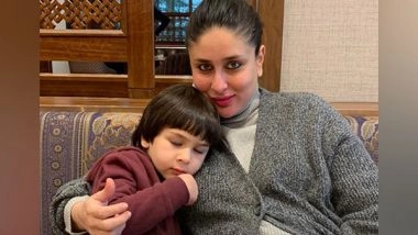 Entertainment News | Kareena Kapoor Khan  Cheers for Son Taimur as He Takes Part in Rock Climbing