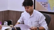 India News | Union Minister Jyotiraditya Scindia Participates in Meeting Focused on Handloom and Handicrafts Sector