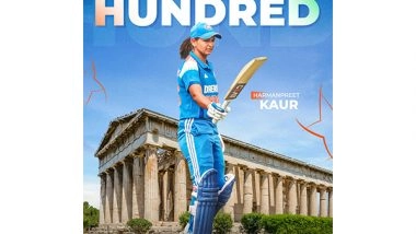 Sports News | Harmanpreet Kaur's Stellar Hundred Powers India to 318/5 Against England