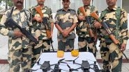 India News | Punjab: BSF Intercepts 2 Pakistani Drones Carrying Heroin in Amritsar