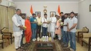 Business News | Gau Rashtra Yatra Team Meets Governor Acharya Devvrat
