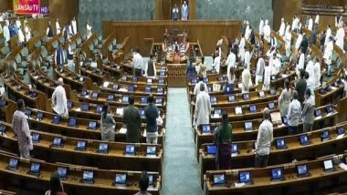 India News | Lok Sabha, Rajya Sabha Adjourned Till Tomorrow Amid Continued Disruptions