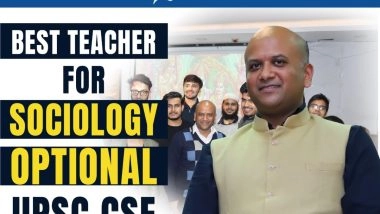 Business News | Best Sociology Optional Teacher for UPSC CSE: Why Aspirants Recommend Pranay Aggarwal of IAS Gurukul