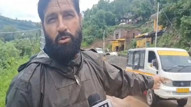 India News | J-K: Heavy Rainfall in Rajouri District for 3 Consecutive Days Triggers Landslides, Damages Houses and Blocks Roads