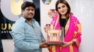 Business News | CBFC Member Akkala Sudhakar Extends Wishes to Actress Nidhhi Agerwal for Hari Hara Veera Mallu and Congratulates Deputy CM Pawan Kalyan