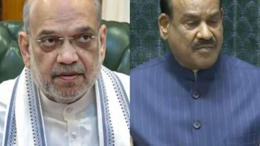 India News | Amit Shah, BJP Chief Nadda Meet Lok Sabha Speaker Om Birla