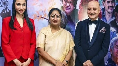 Entertainment News | CM Rekha Gupta Declares Anupam Kher's Directorial 'Tanvi The Great' Tax-free in Delhi