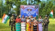 India News | Assam Rifles Celebrates National Flag Day in Manipur's Tamenglong