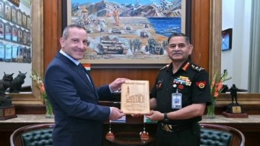 World News | COAS Dwivedi Meets Israeli Defence DG, Discusses Geostrategic Developments and Commitment to Promote Regional Stability