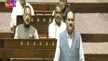 India News | Leader of Rajya Sabha JP Nadda Bids Farewell to Retiring Members of House
