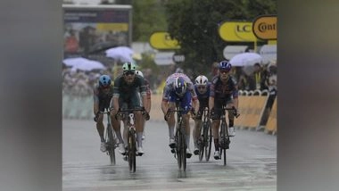 Sports News | Tour De France: Jonathan Milan Secures Stage 17 Win, Pips Jordi in Rain-soaked Finale