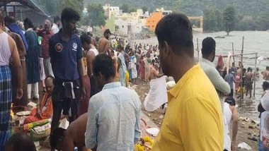 India News | Devotees Perform Ancestral Rites at Kaveri River InTNs Hogenakkal on Aadi Amavasai