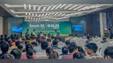 Business News | Goldi Solar Empowers Youth in Renewable Sector with India's Largest Renewable Energy Job Fair - 'Knock-RE 2025'