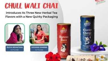 Business News | Chull Wali Chai Introduces Its Three New Herbal Tea Flavours with a New Quirky Packaging