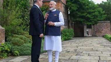 World News | PM Modi Thanks UK PM for Warm Welcome at Chequers