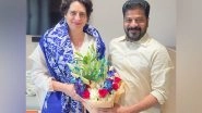 India News | CM Revanth Reddy Meets Priyanka Gandhi, Discusses Caste Survey in Telangana