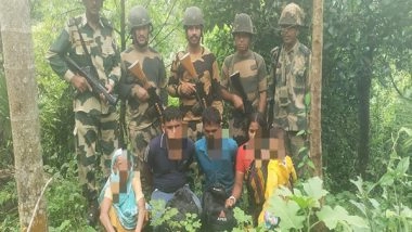 India News | Meghalaya: BSF Apprehends Five Bangladeshi Nationals Near International Border