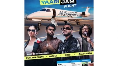 Business News | World's First Yaari Jam at 36,000 Feet: House of McDowell's Soda Takes Yaari to the Sky
