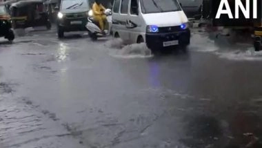 India News | Heavy Rain Lashes Mumbai, Triggers Waterlogging