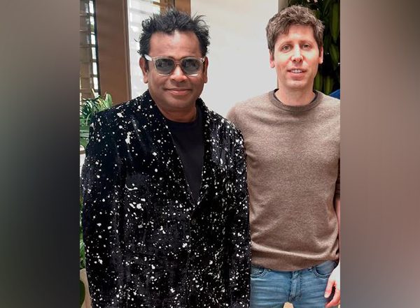 Entertainment News | AR Rahman Meets OpenAI CEO Sam Altman, Discusses Use of AI Tools to Uplift Indian Minds