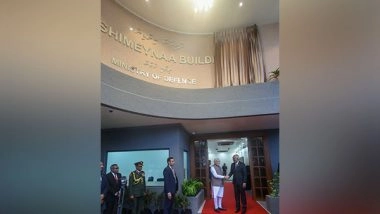 World News | PM Modi, Maldivian President Muizzu Inaugurate New Defence Ministry Building in Male