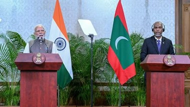 World News | India Will Continuously Cooperate in Development of Defence Capabilities of Maldives: PM Modi in Male
