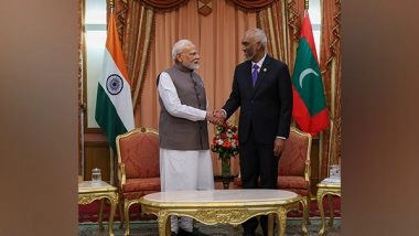 World News | Muizzu Congratulates PM Modi for Becoming Second-longest-serving Indian Prime Minister in Consecutive Terms