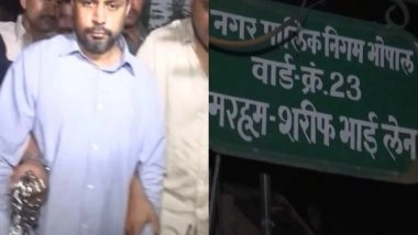 India News | MP: Police Take out Procession of Accused Held in Drug Case on Street Named After His Father in Bhopal