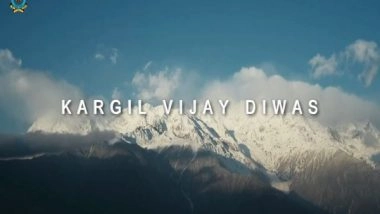 India News | Kargil Vijay Diwas: Indian Air Force Pays Tribute to Warriors of War