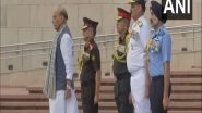 India News | 26th Kargil Vijay Diwas: Rajnath Singh, CDS, Tri-services Chiefs Pay Tribute at National War Memorial