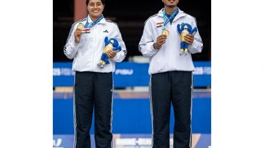 Sports News | FISU World University Games: Parneet Kaur, Kushal Dalal Bring Home Gold in Mixed Compound Archery