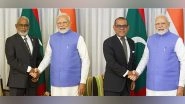 World News | PM Modi Meets Maldives Speaker Abdulla, Former President Nasheed